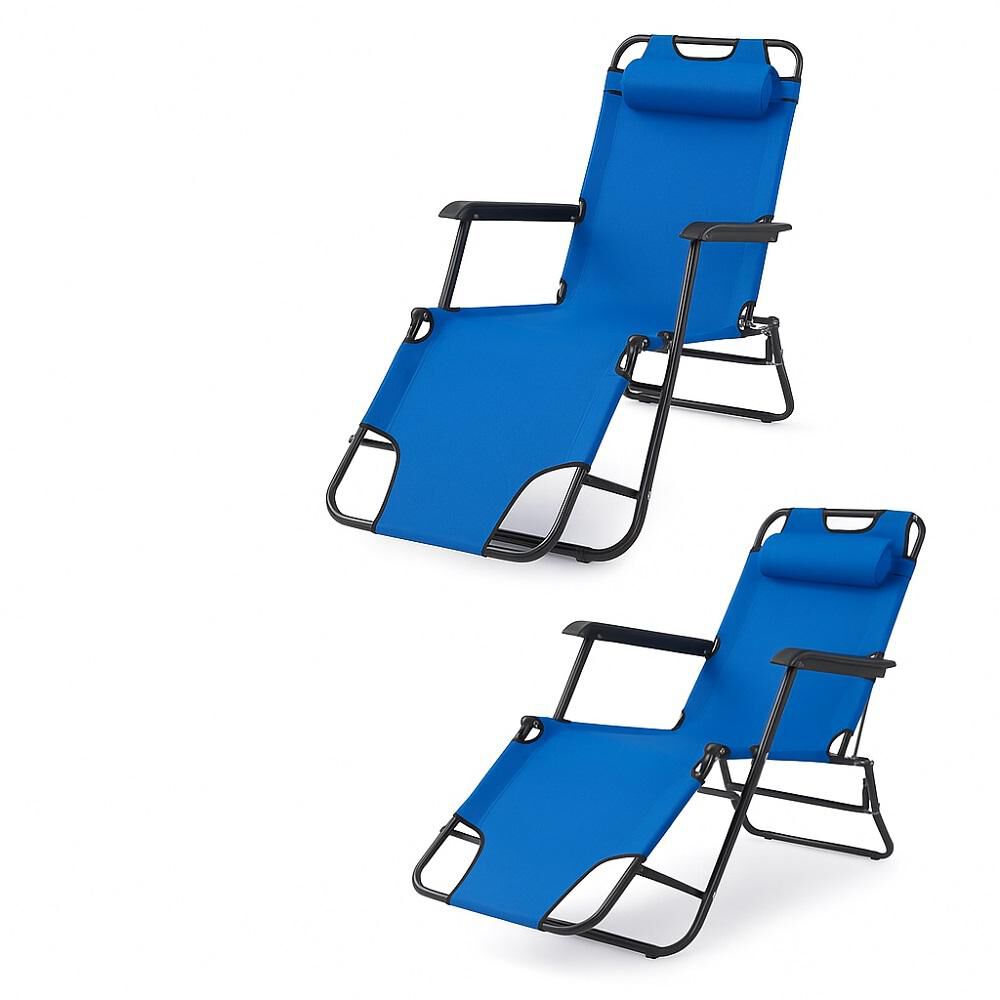 Silla De Camping Plegable Cama Reclinable Reposera Port&aacute;til image number 28.0