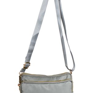 Cartera Bandolera Kim Gris Anabella Sachi