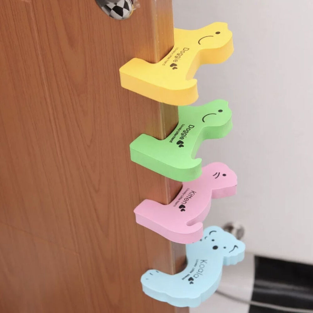 Protector Seguridad Topes Puerta Antigolpe Para Bebe Ni&ntilde;os image number 3.0