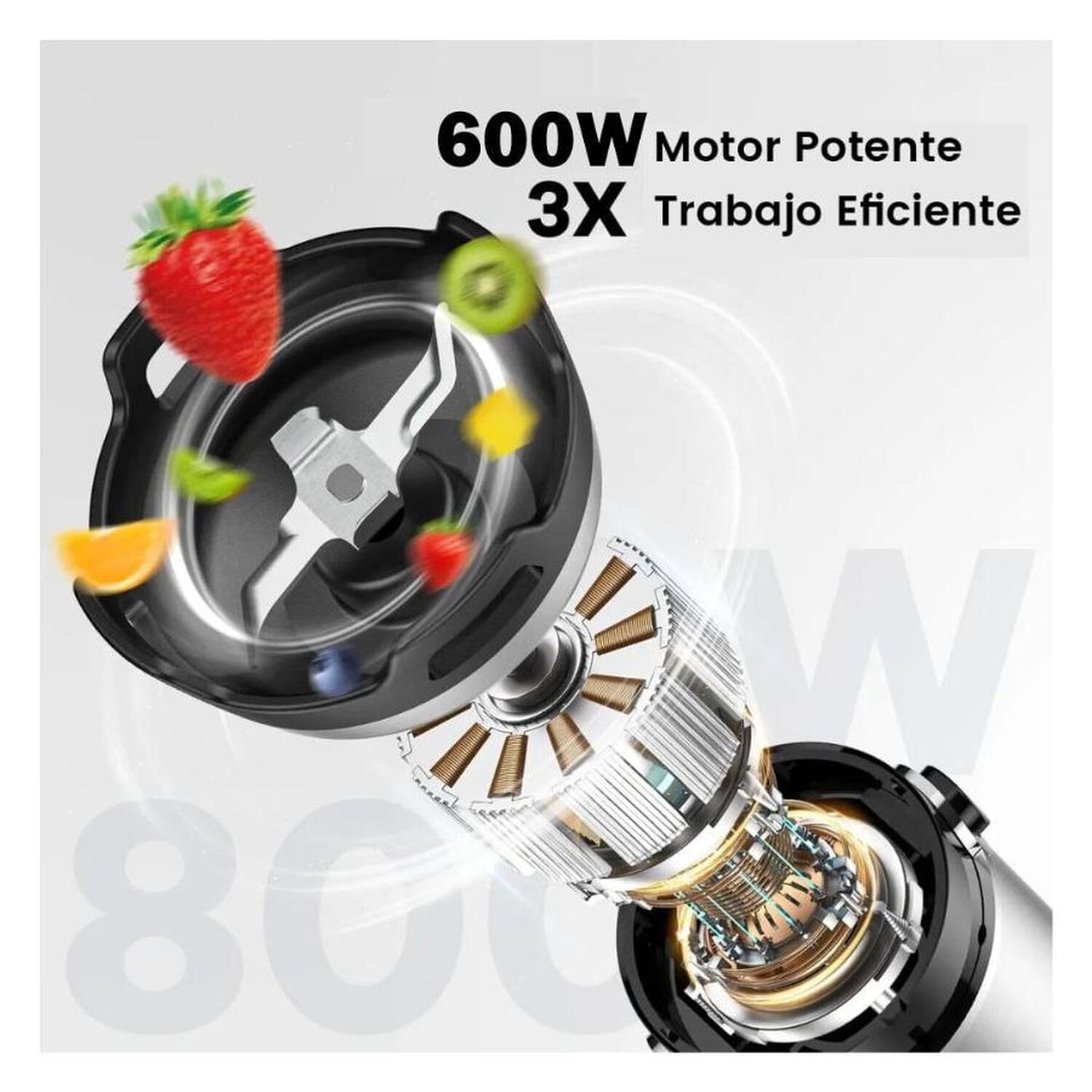 Batidora De Mano Sokany 600w 2 En 1 image number 6.0