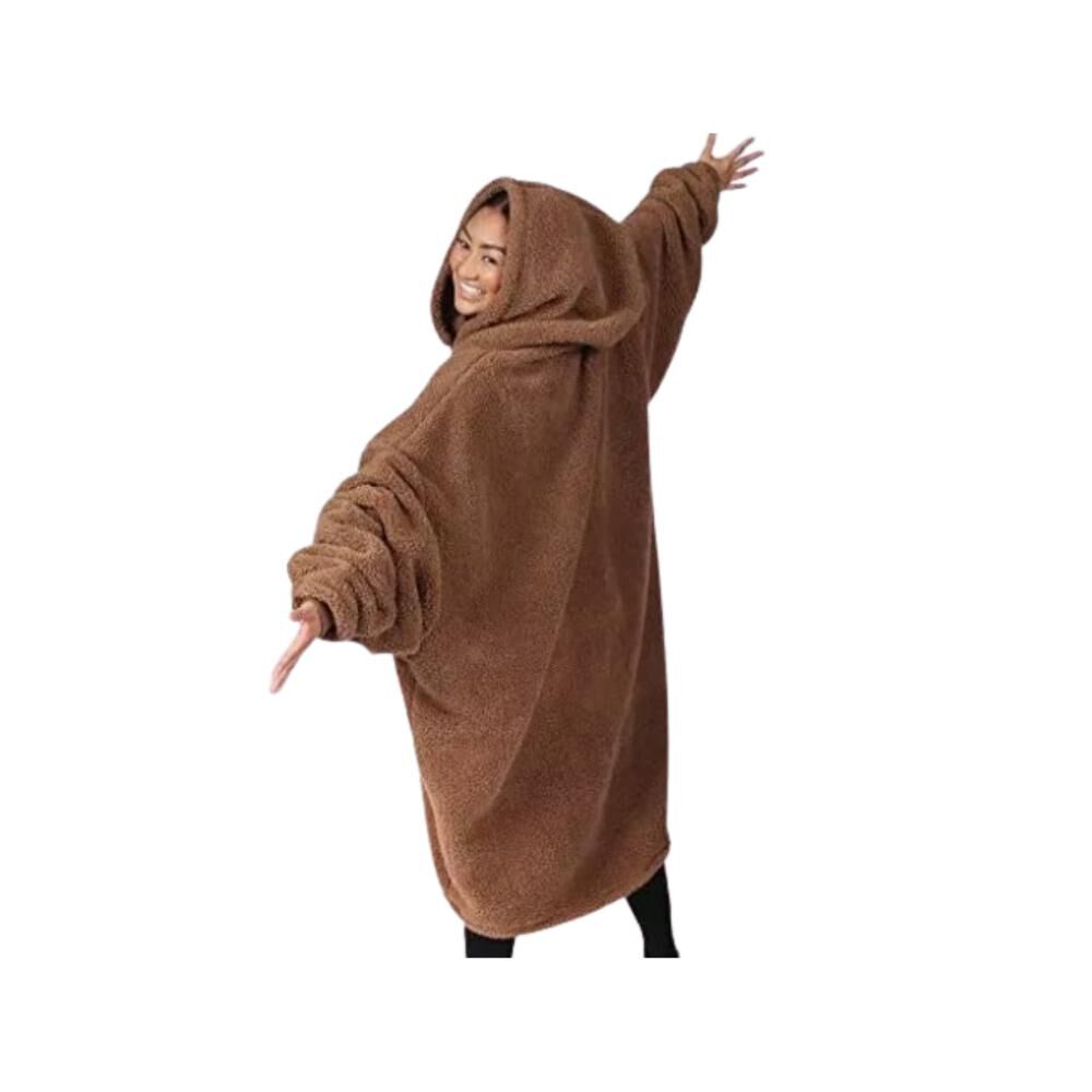 Poleron Felpa Con Capucha Manta Polar Bata Frazada Inviern image number 30.0