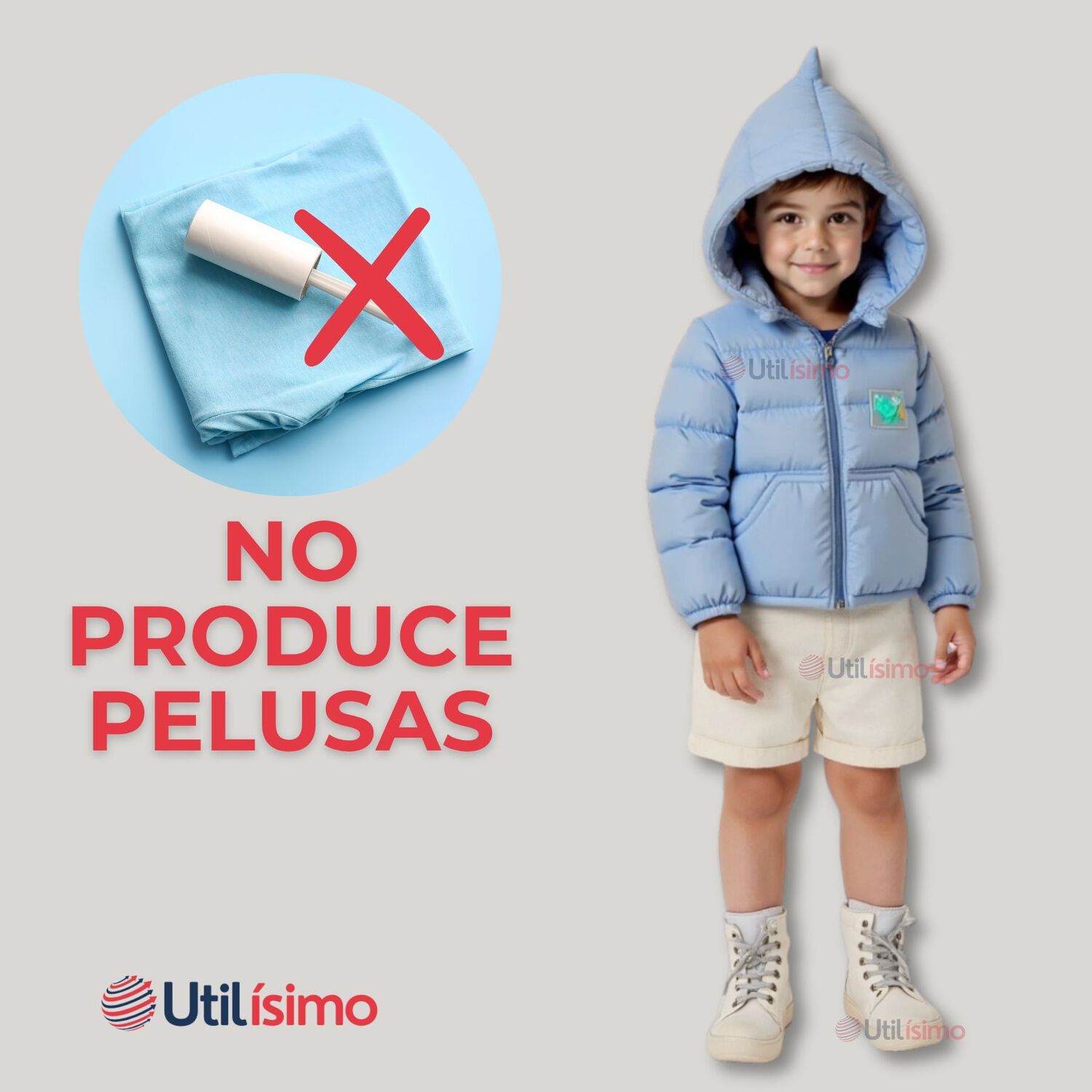 Parka Dinosaurio Con Capucha Manga Larga Ni&ntilde;o Jump Kids Azul Dinosaurio image number 6.0