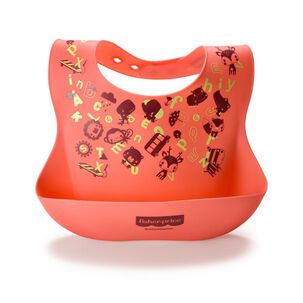 Babero De Silicona Fisher Price Yummy Rosa Bb1186