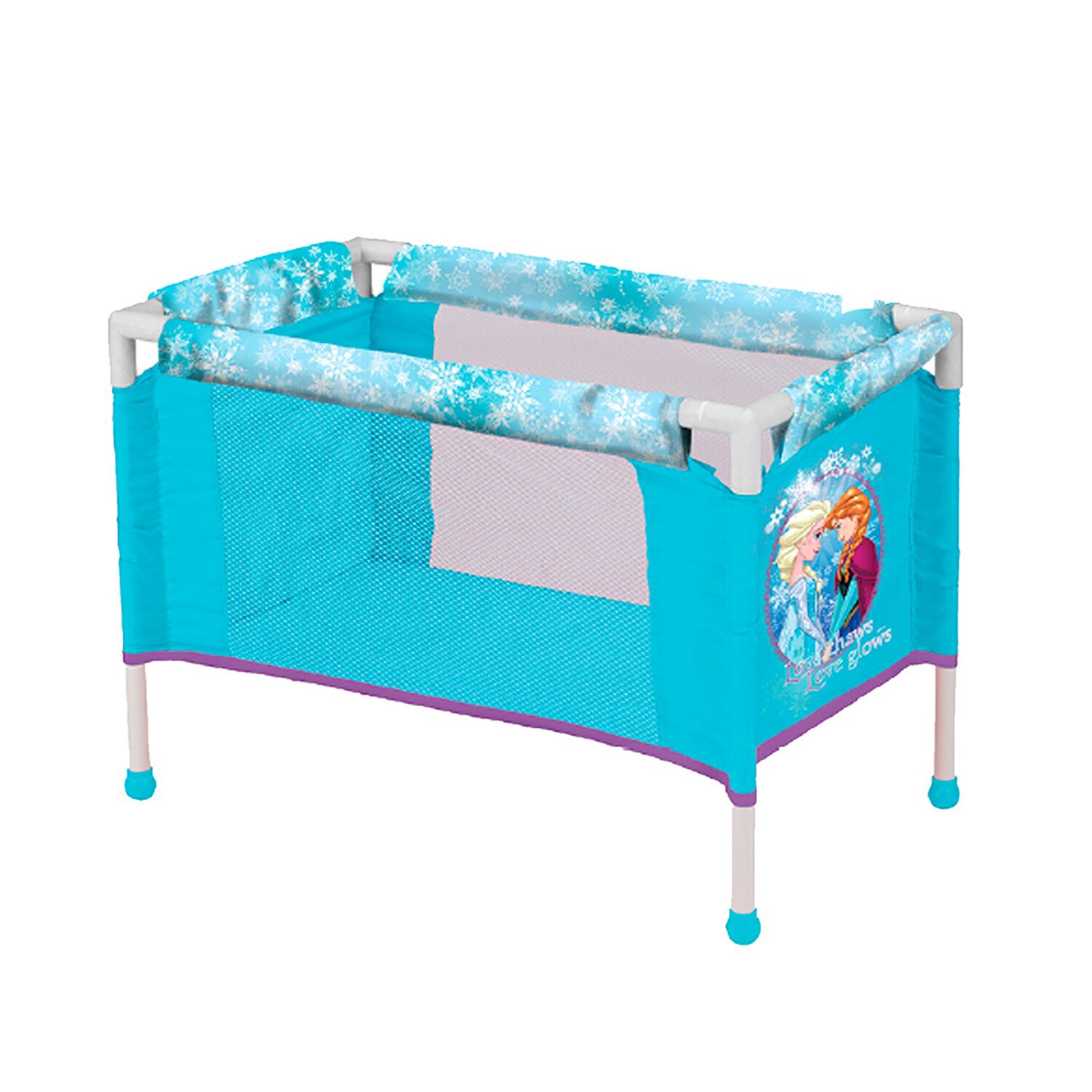 Coche Travel De Juguete Para Mu&ntilde;eca + Cuna Frozen Disney image number 3.0