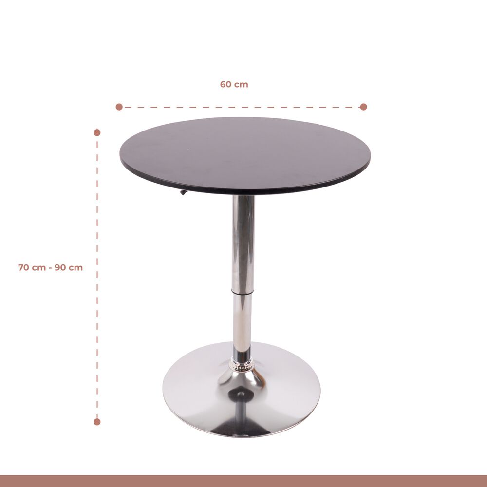 Mesa De Centro Alta Ajustable - Negra image number 3.0