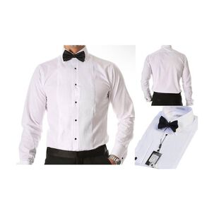 Camisa Blanca Plisada