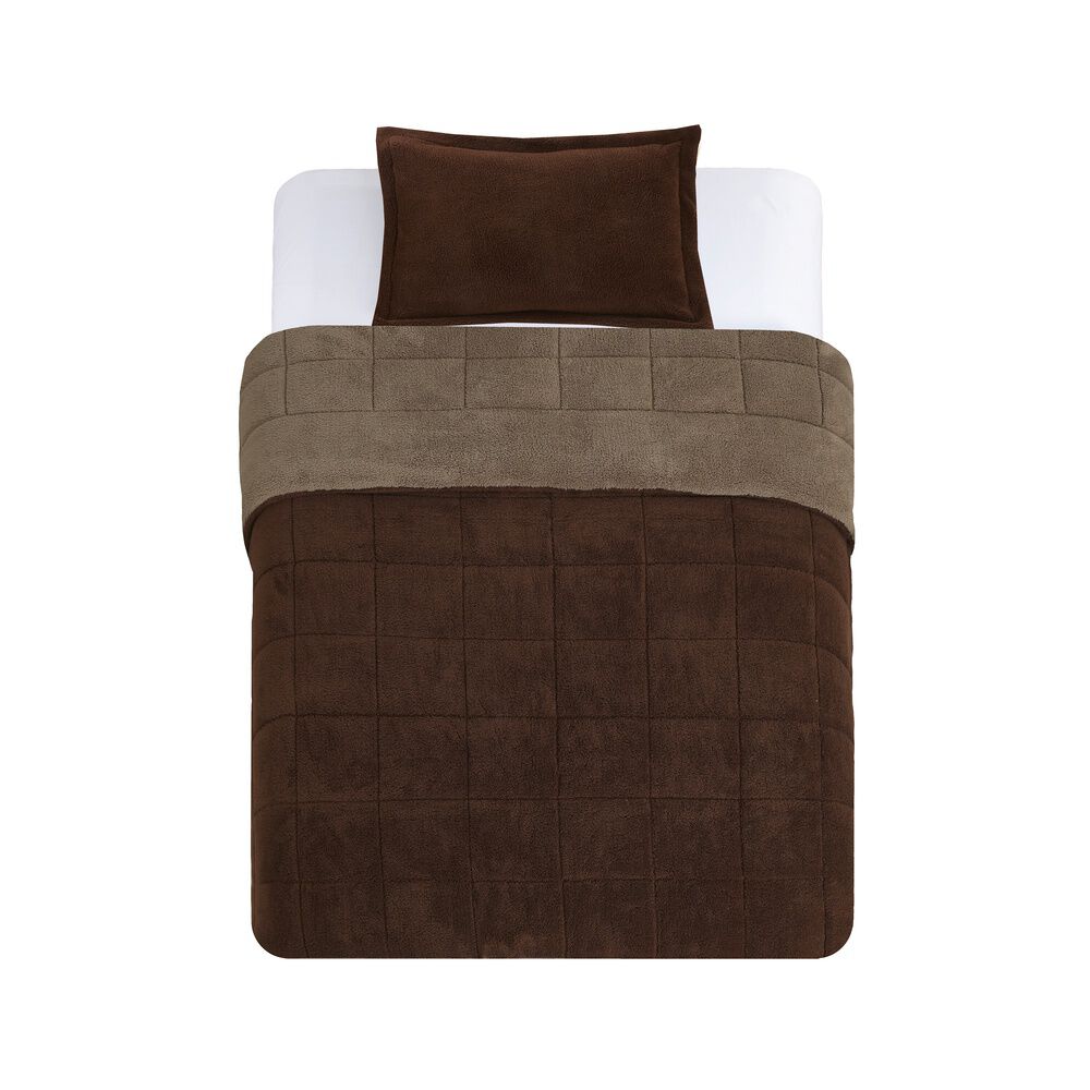 Plumon Andes Sherpa Bicolor Cafe 1.5 Pl image number 2.0