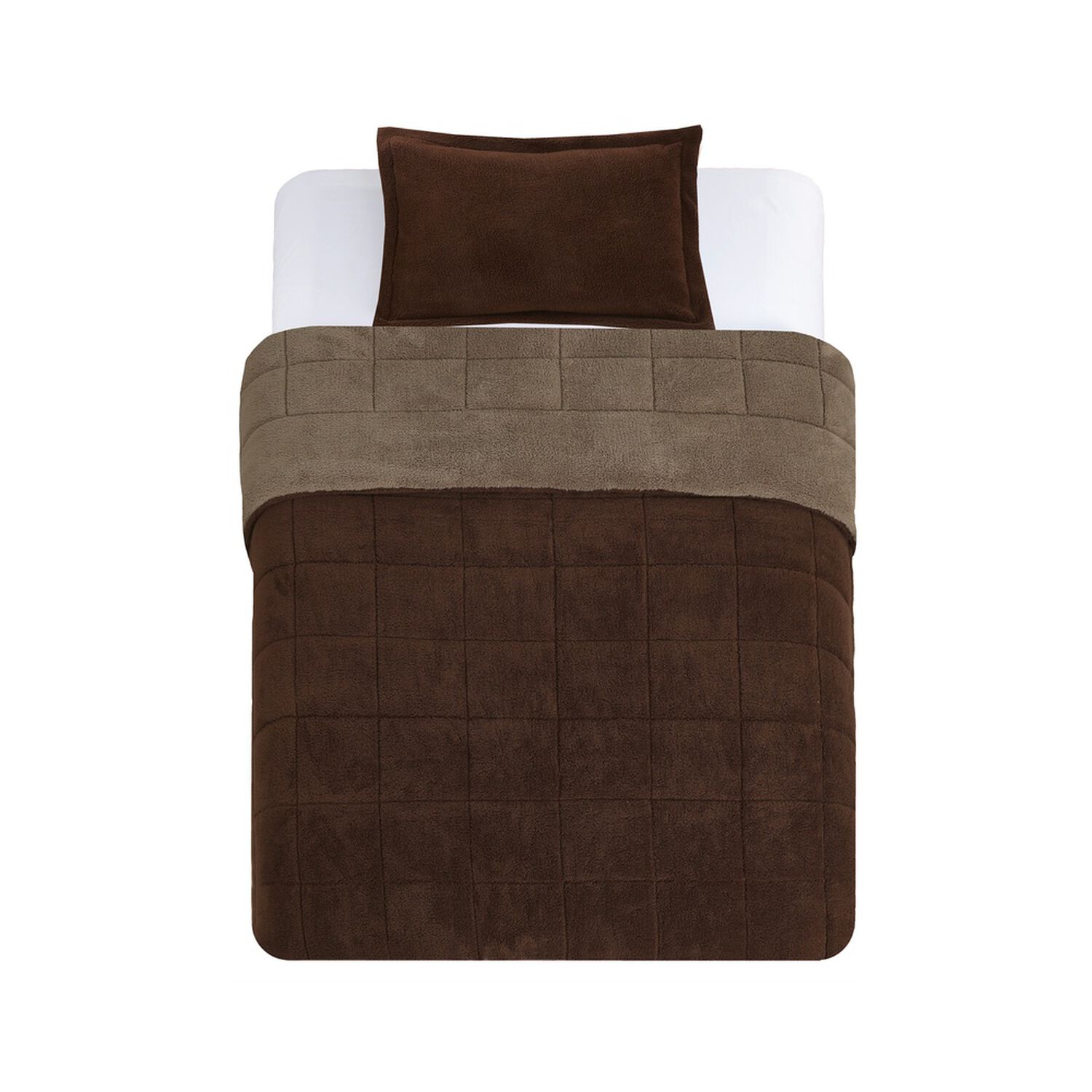 Plumon Andes Sherpa Bicolor Cafe 1.5 Pl image number 2.0
