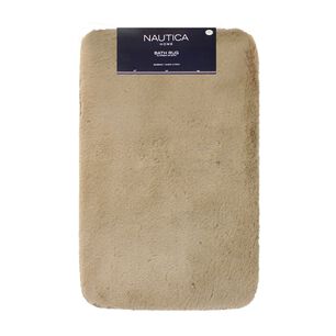 Alfombra De Ba&ntilde;o Nautica Home Ultra Suave 50x80cm Beige