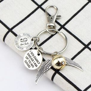 Llavero Met&aacute;lico Dijes Snitch 9 3/4 Harry Potter