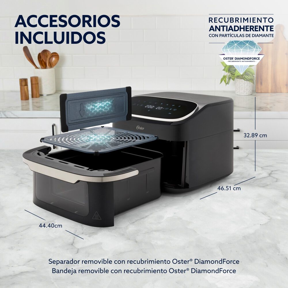 Freidora De Aire Oster Ultracrisp Xl / De 10 Litros, foto 8