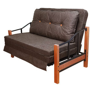 Sofa Cama 2 Cuerpos Ranco " Chocolate"