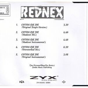 Rednex - Cotton Eye Joe | Cd Single Usado