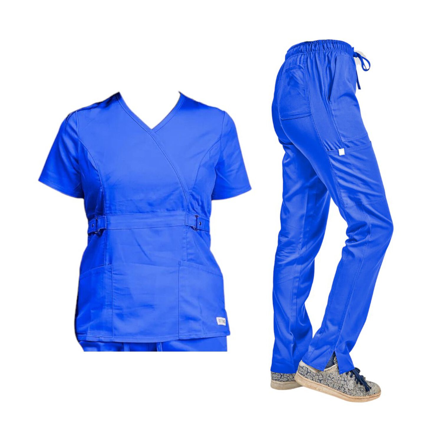 Conjunto Polera Y Pantal&oacute;n Clinico Azul Real | Royal Blue image number 2.0