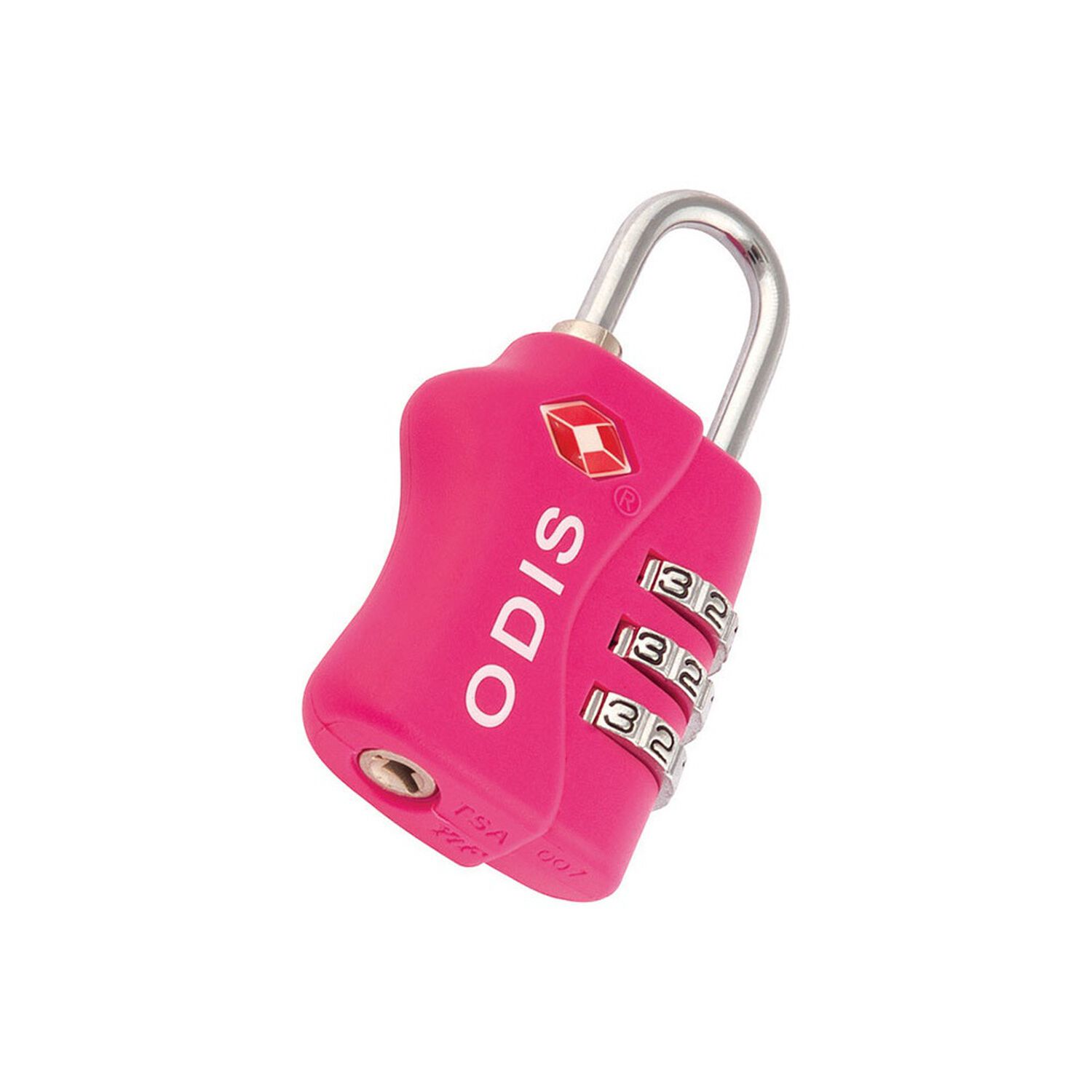 Candado Odis Tsa Maleta Viaje 33mm Con Clave - Rosado image number 1.0