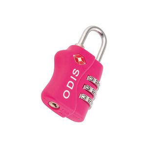 Candado Odis Tsa Maleta Viaje 33mm Con Clave - Rosado