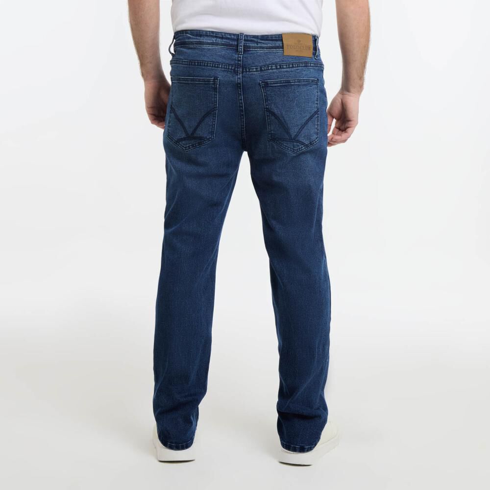 Jeans Tiro Medio Slim Hombre The King's Polo Club image number 3.0