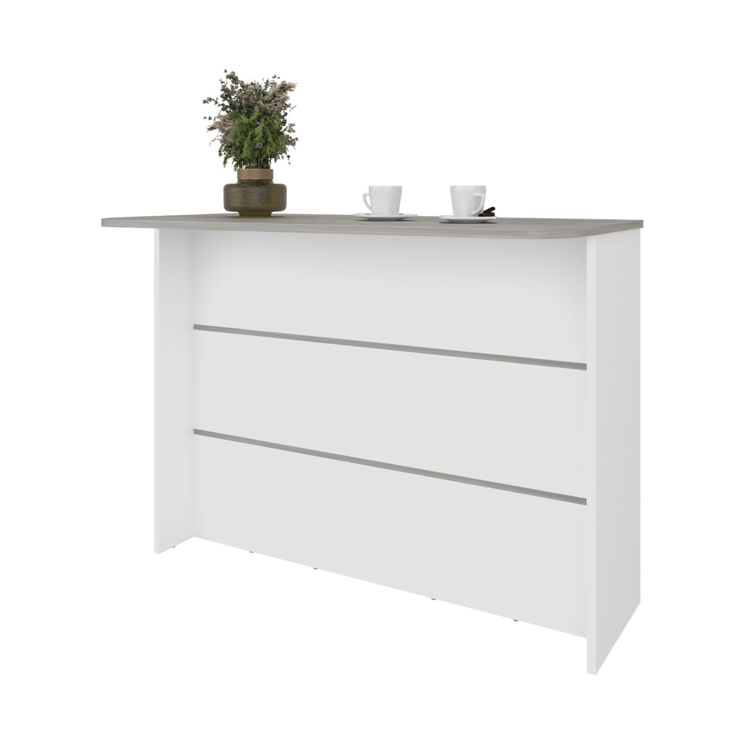 Isla Cocina 120x60x90 Cm Fm-003g Gris image number 2.0