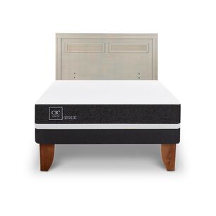 Cama Europea Cic Ortopedic / 2 Plazas / Base Normal + Respaldo