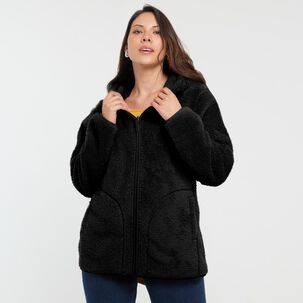 Chaqueta Reversible Regular Cuello Alto Mujer Sexy Large