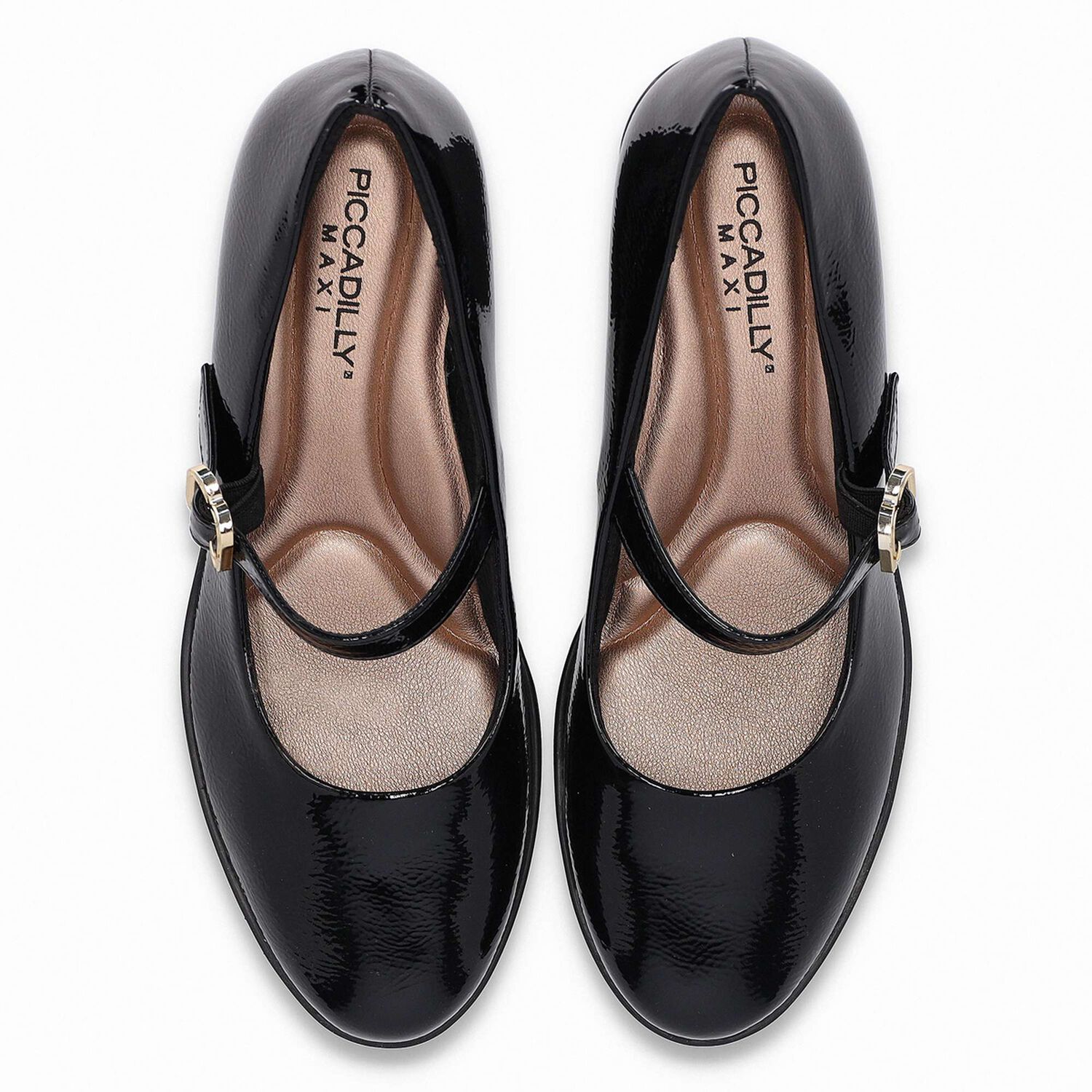 Zapato Mary Jane Mujer Negro/charol Daiane Piccadilly image number 4.0
