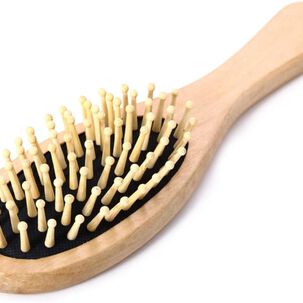 Cepillo Peine Cabello Pelo Con Cerdas De Madera 20 Cms