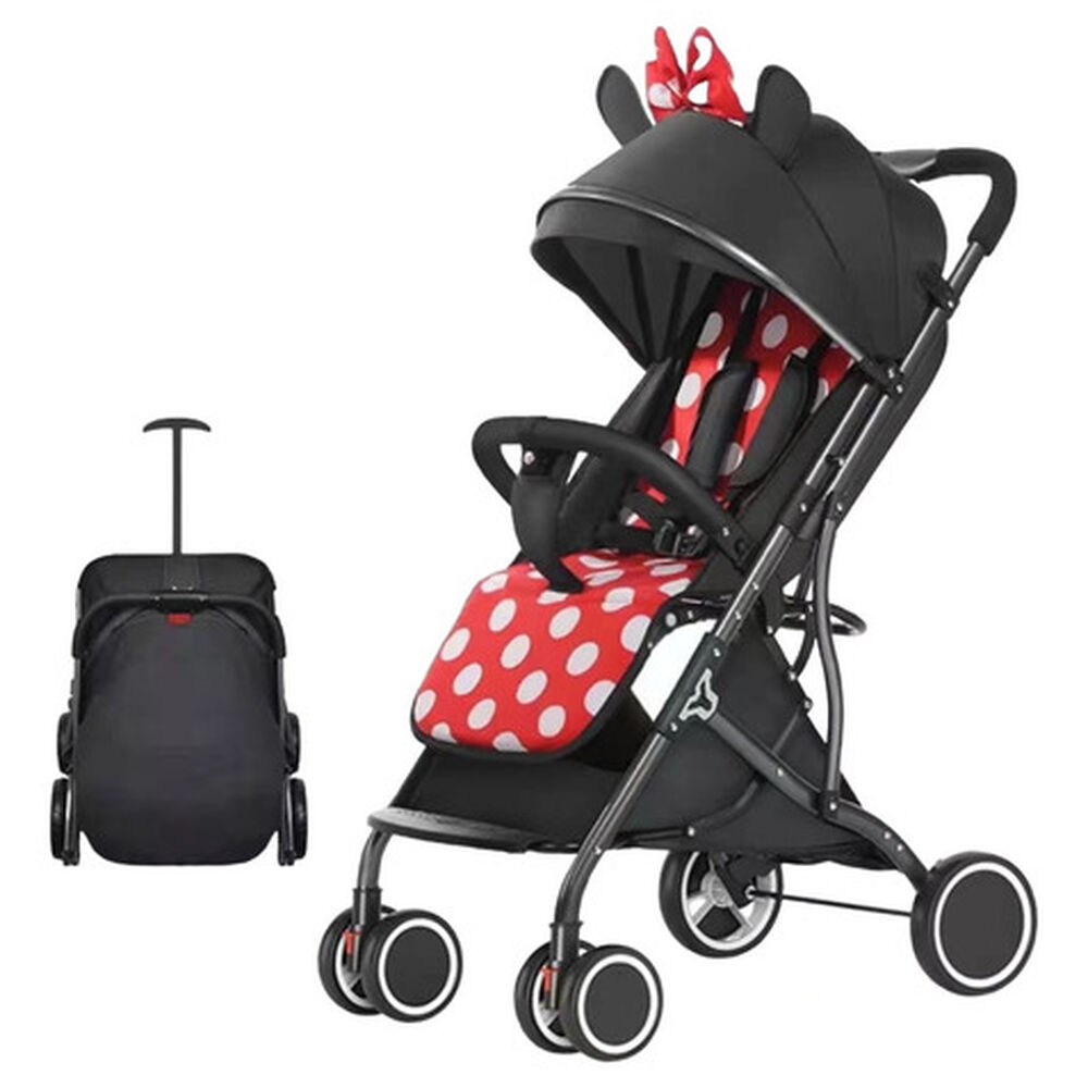 Coche De Paseo Compacto Con Accesorios Lubabycas Rojo image number 0.0