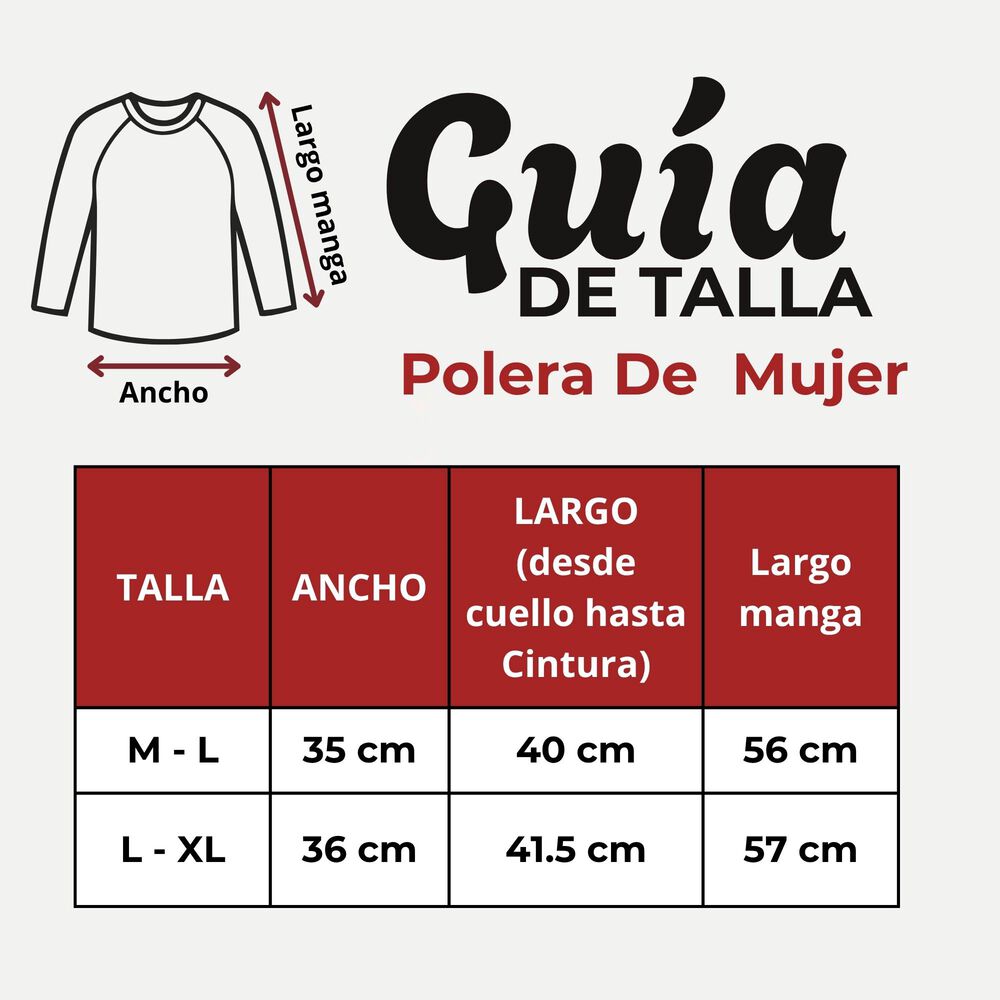 Camiseta Polar Manga Larga Polera Tela Acanalada Colores Surtidos image number 2.0