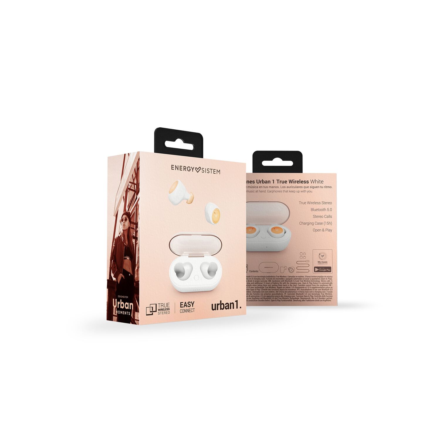 Aud&iacute;fonos Energy Sistem Urban 1 Tws White 20 Horas 449774 image number 6.0