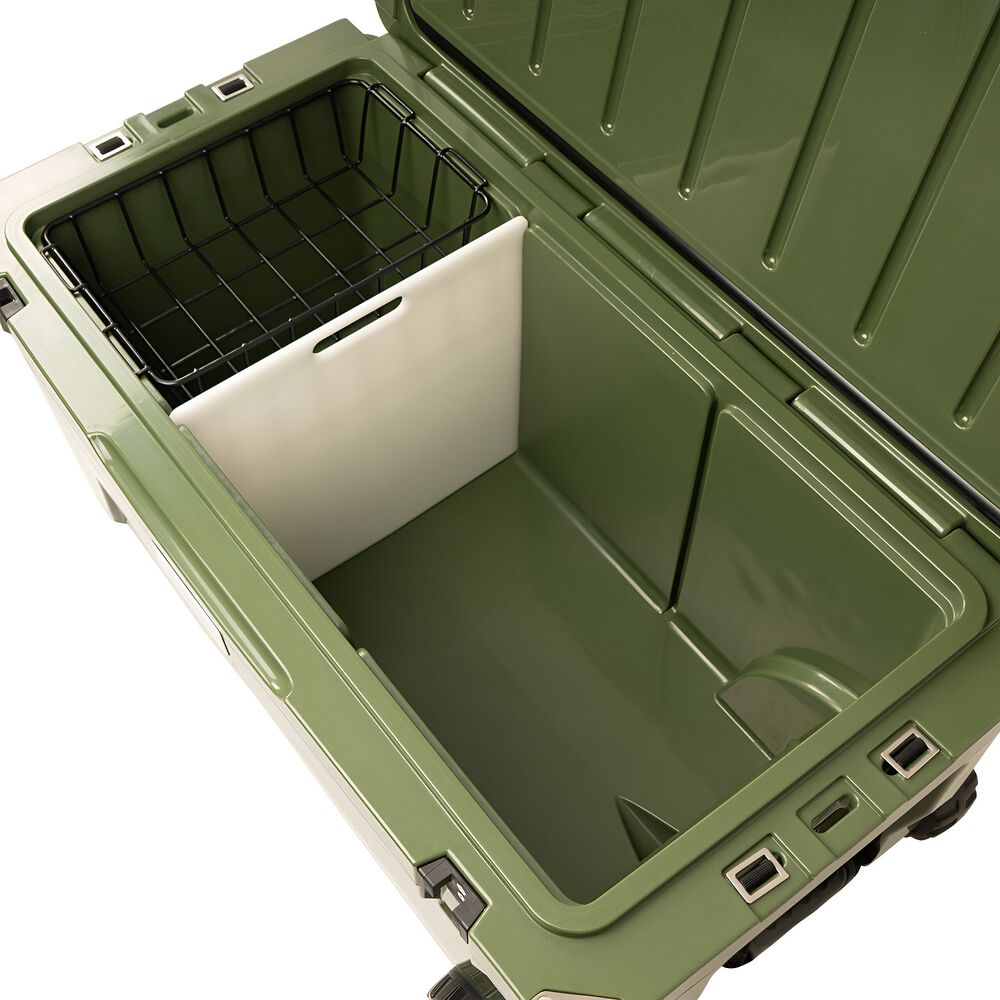Cooler Box+ruedas 104,1 L Militar image number 7.0