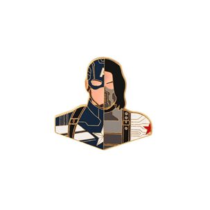 Pin Capitan America Y Winter Soldier- Marvel
