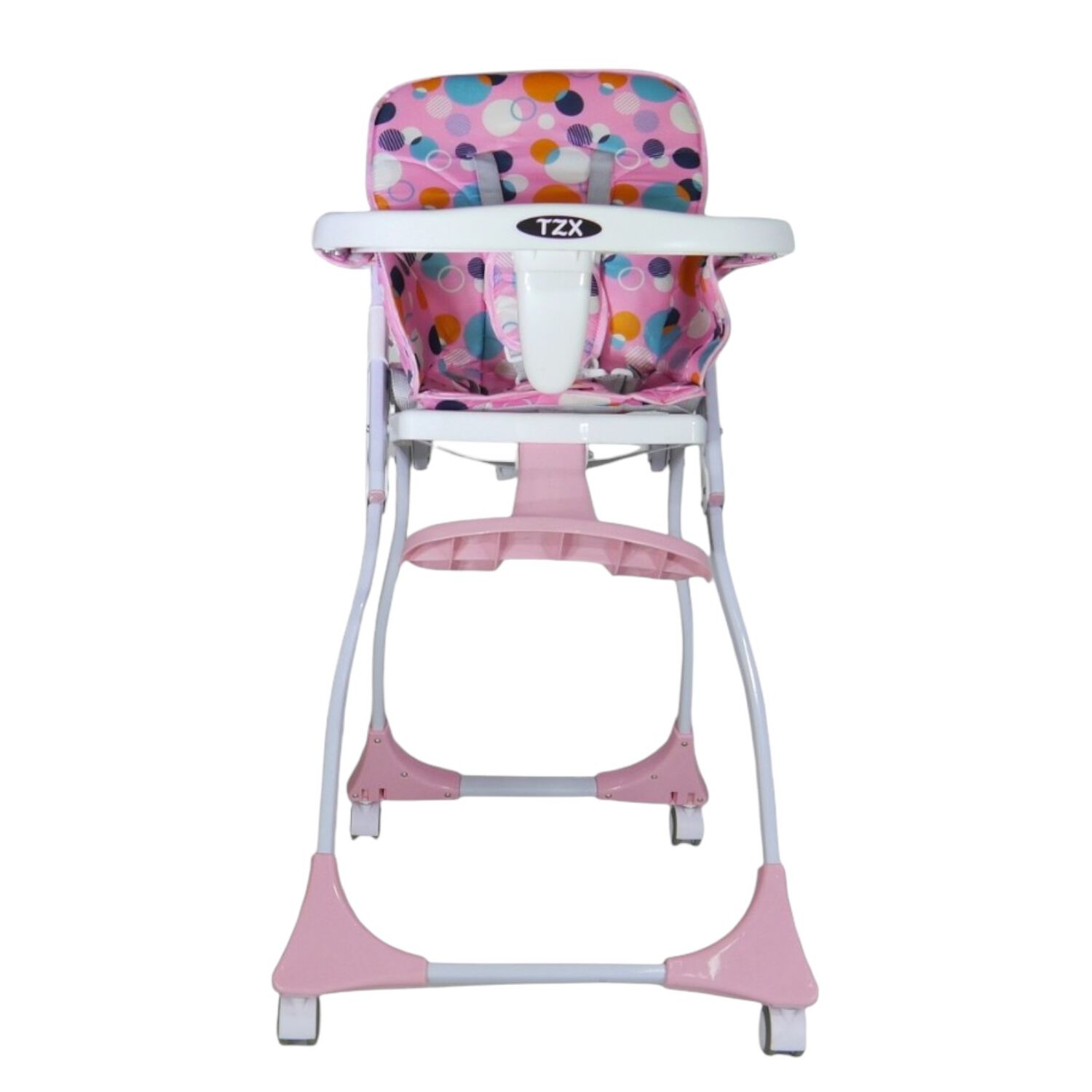 Silla De Comer Plegable Rosada image number 2.0