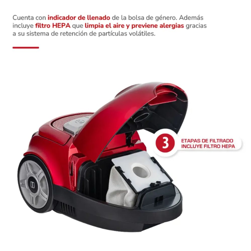 Aspiradora Bolsa Thomas Th-1640 Potente 1600w Arrastre image number 7.0