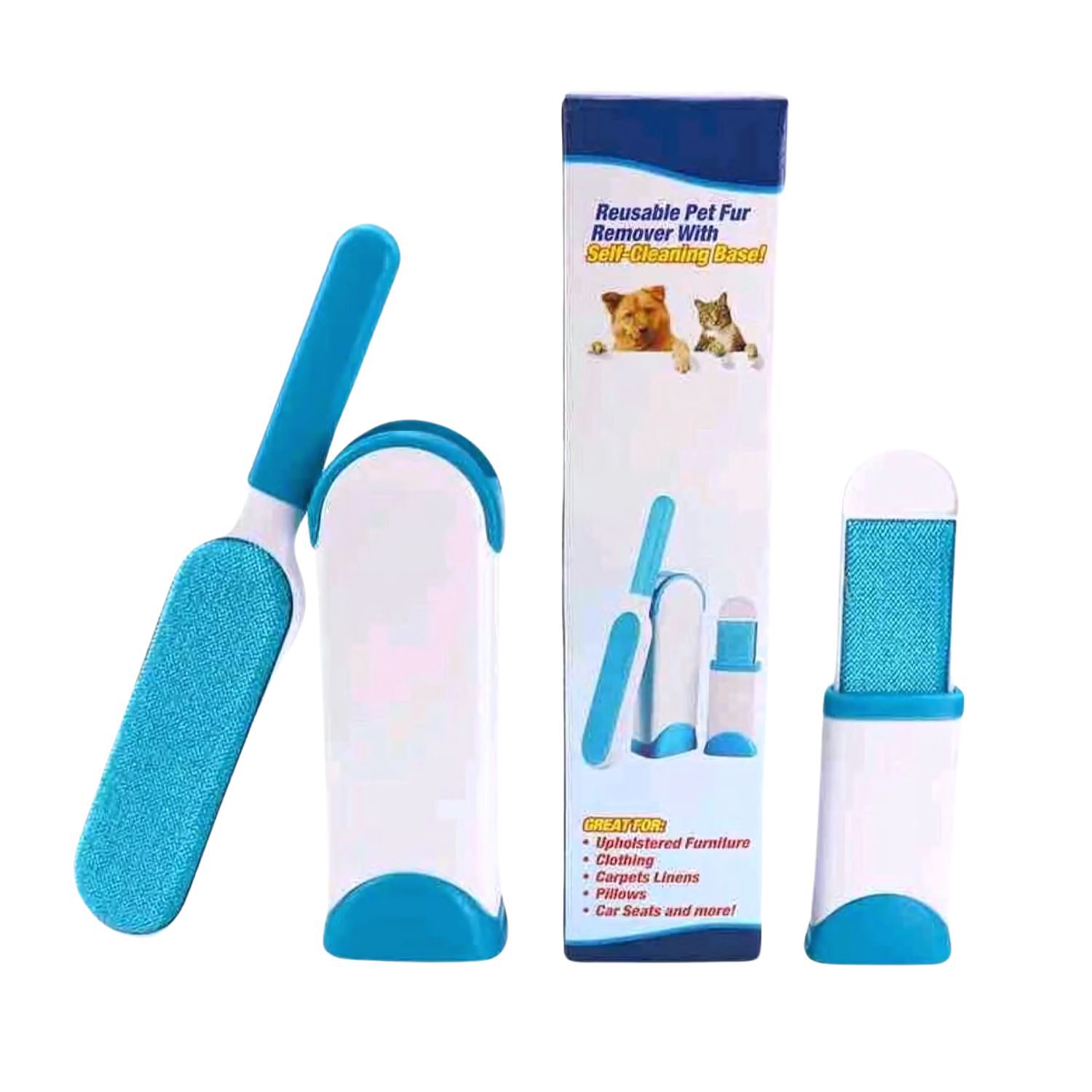 Cepillo Para Mascota Para Quitar Pelos Perros Gatos Practico image number 0.0