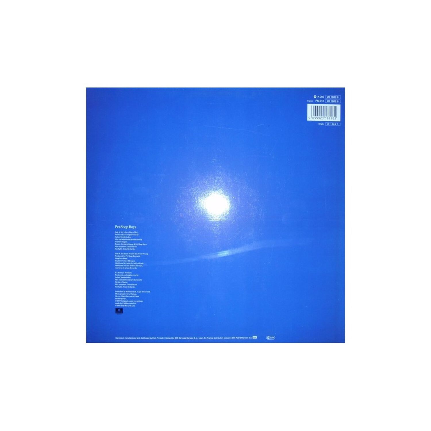 Pet Shop Boys - It's A Sin | 12" Maxi Single Usado image number 1.0