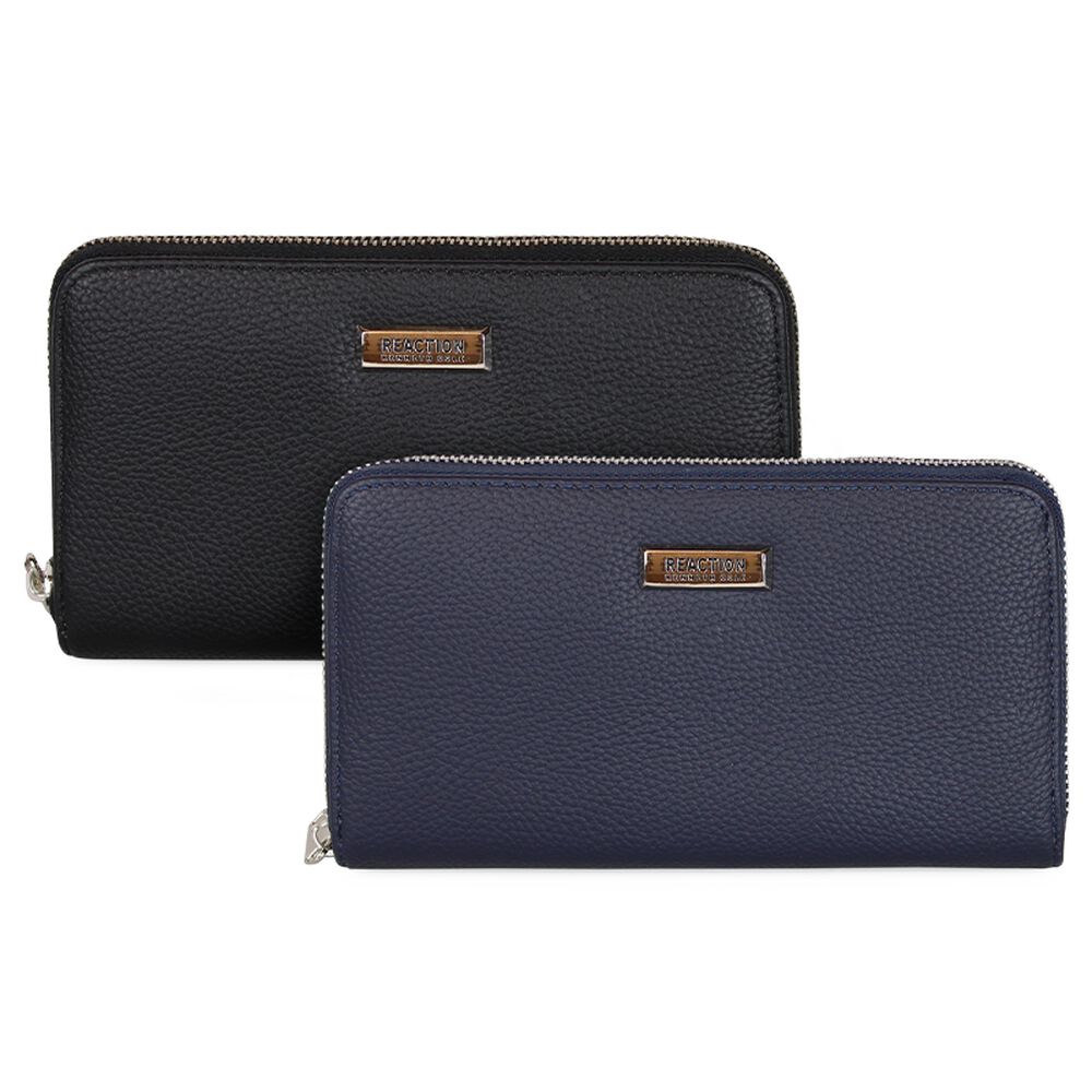2 Billeteras De Mujer Calixta Negra Y Azul Kenneth Cole image number 0.0