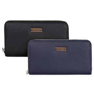 2 Billeteras De Mujer Calixta Negra Y Azul Kenneth Cole