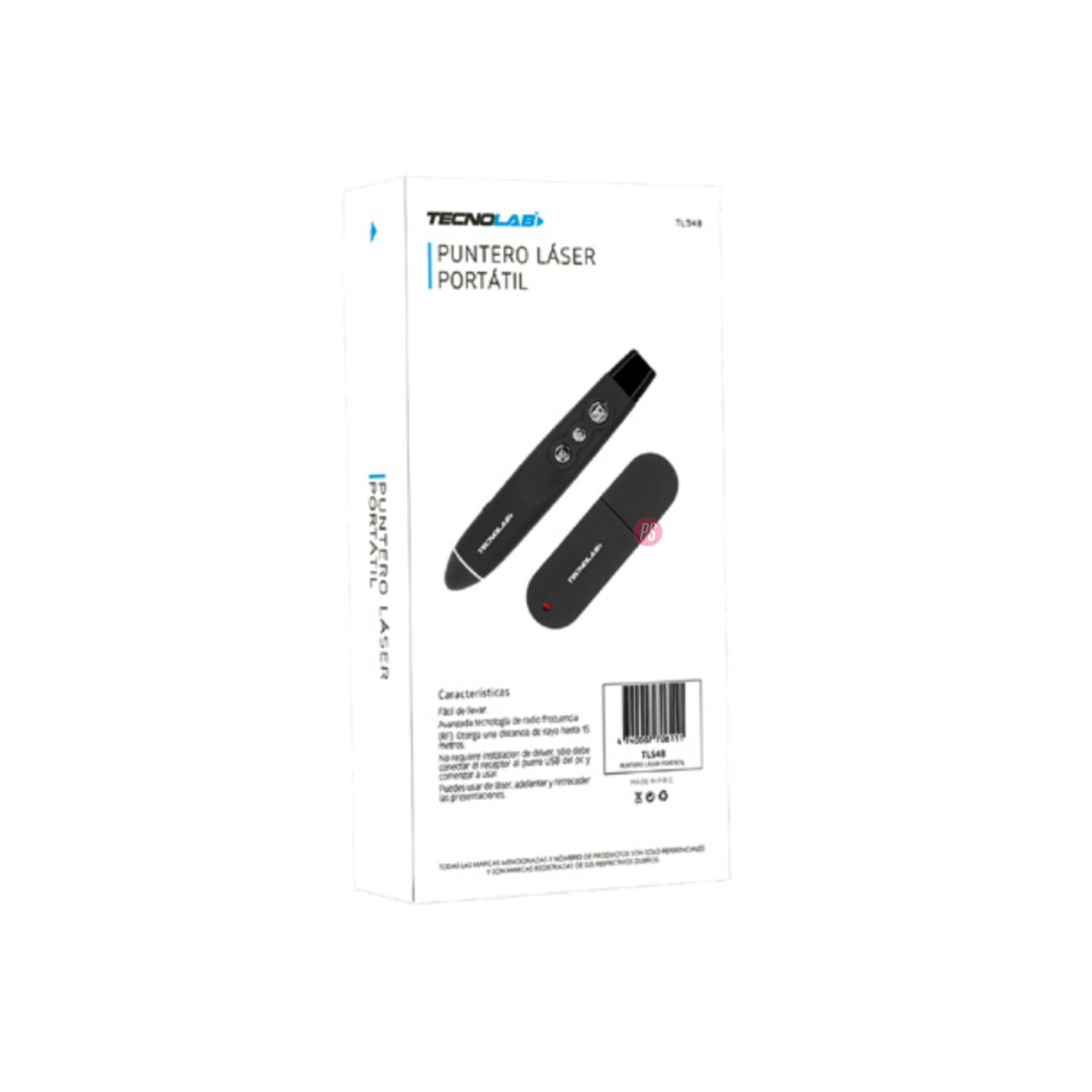 Puntero Control Diapositiva Inal&aacute;mbrico Con Laser - Ps image number 2.0