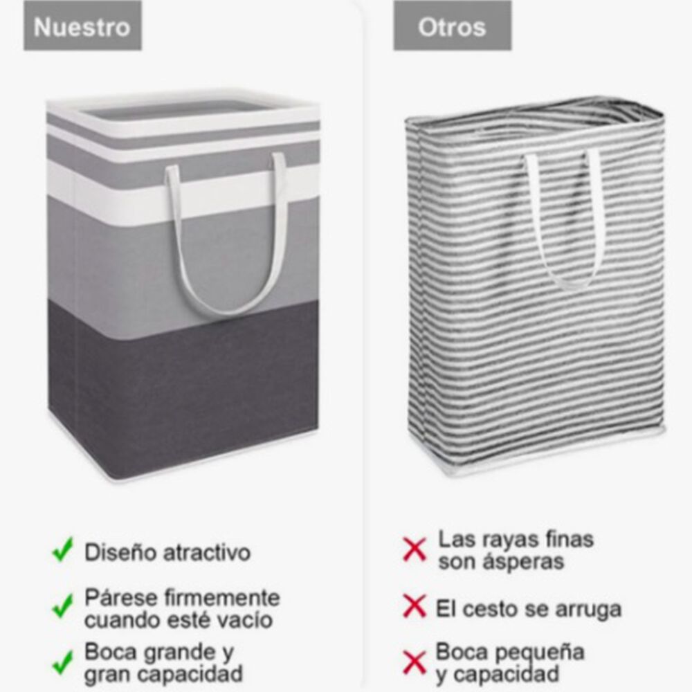 Cesto Grande P/ropa Sucia Y Lavander&iacute;a Plegable image number 4.0