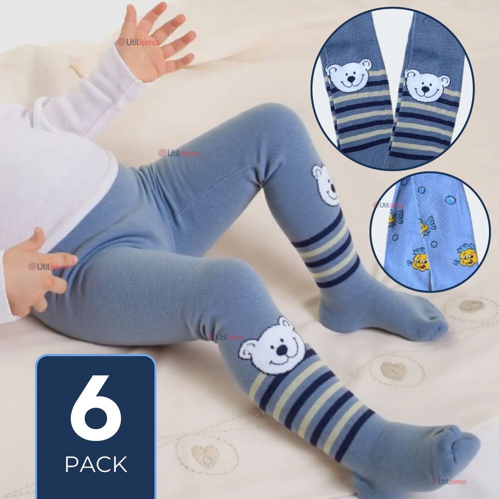 Pack 6 Ballerina Algod&oacute;n Beb&eacute; Ni&ntilde;o Primera Capa Surtidos image number 0.0