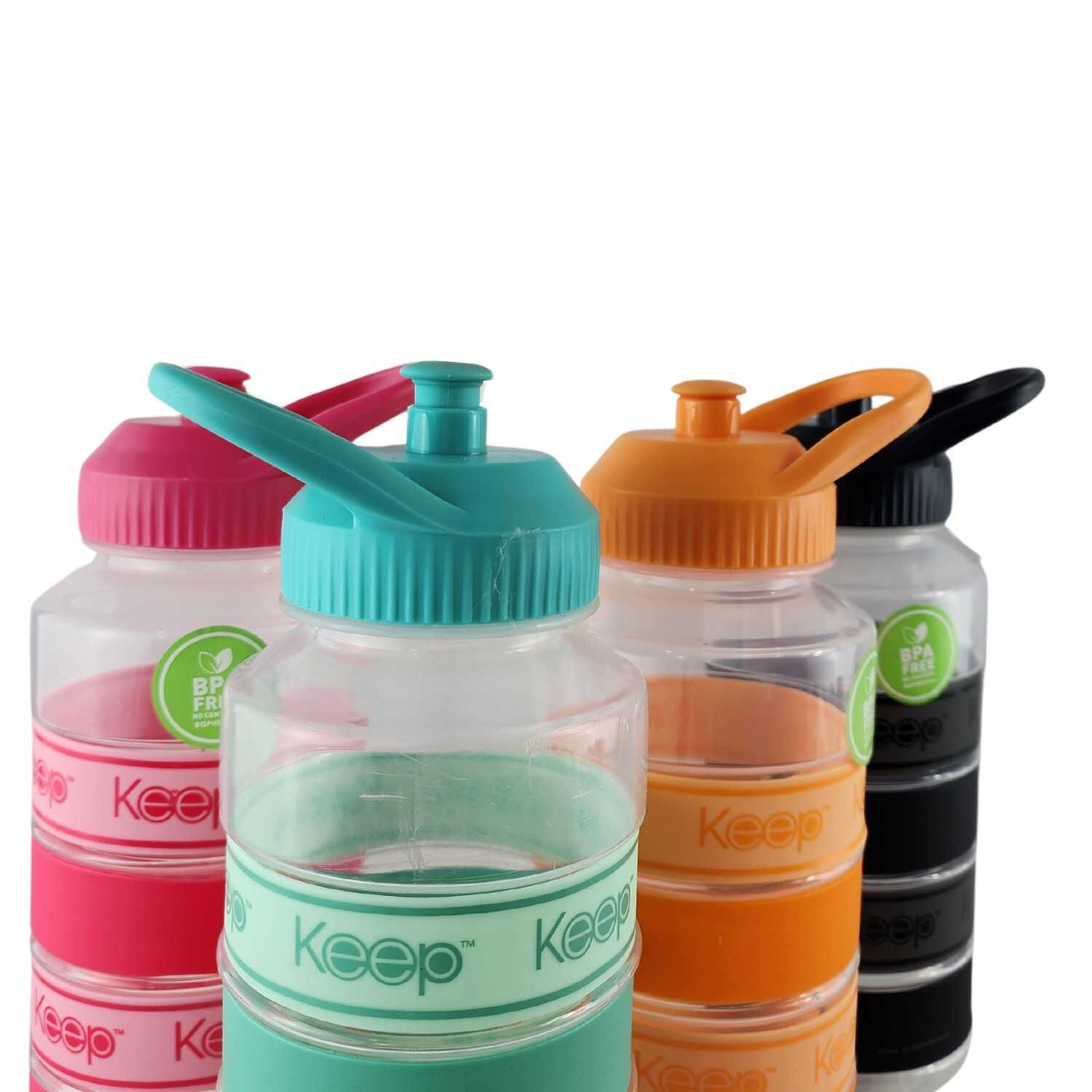 Botella Keep Agua Big Bands Deportista Outdoor 1l Turquesa image number 7.0