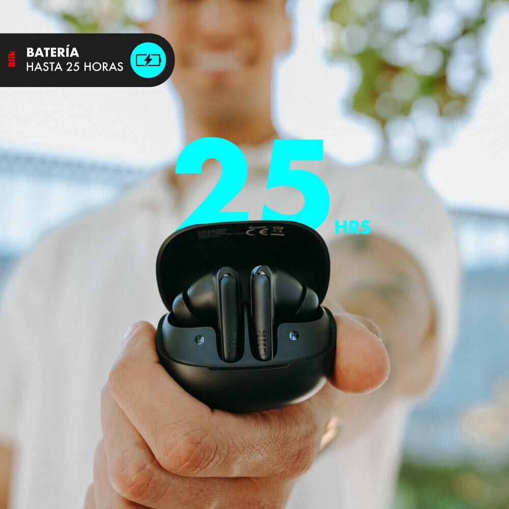 Aud&iacute;fonos Bluetooth Blik Air1000 Negro image number 7.0