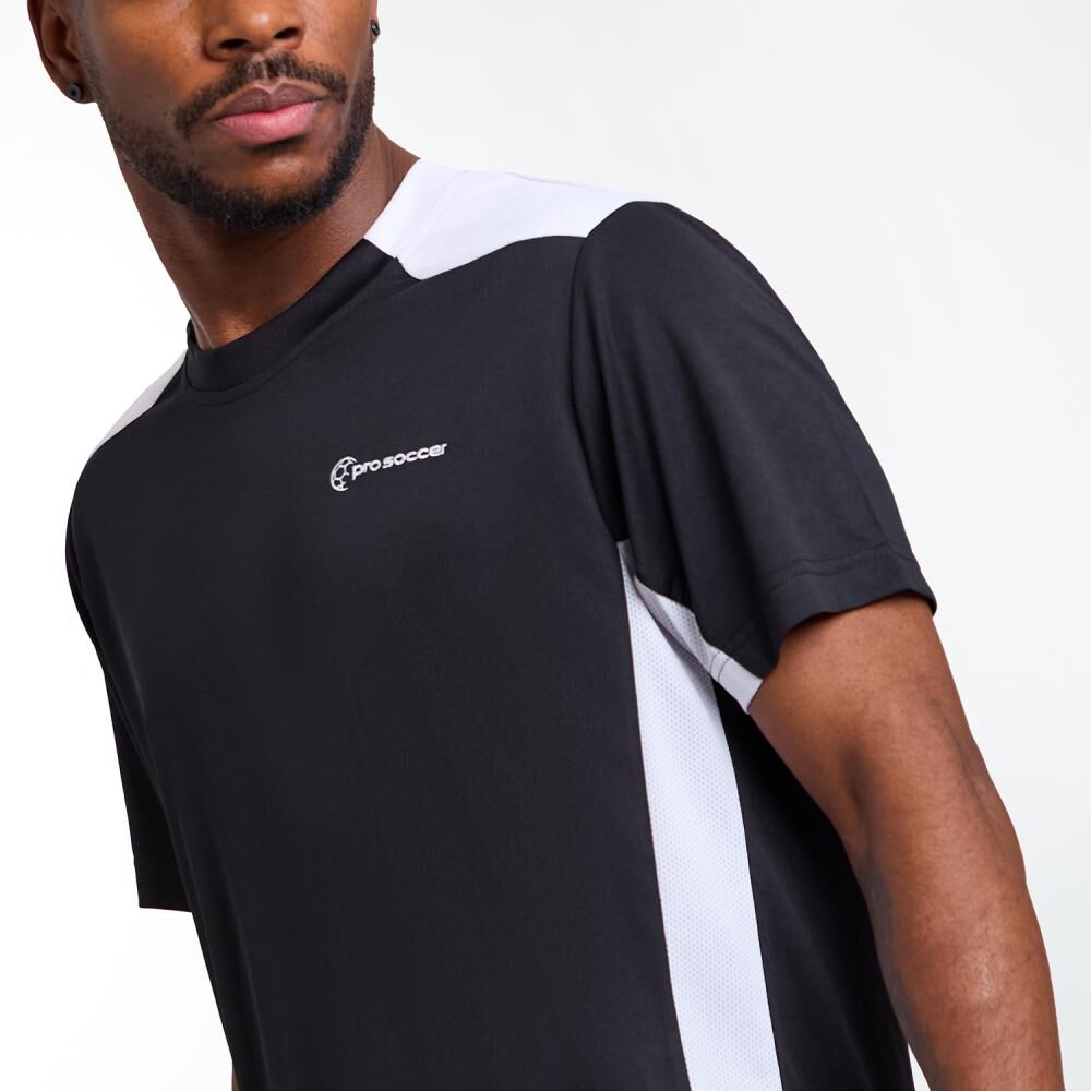 Polera Deportiva Manga Corta Hombre Pro Soccer image number 4.0