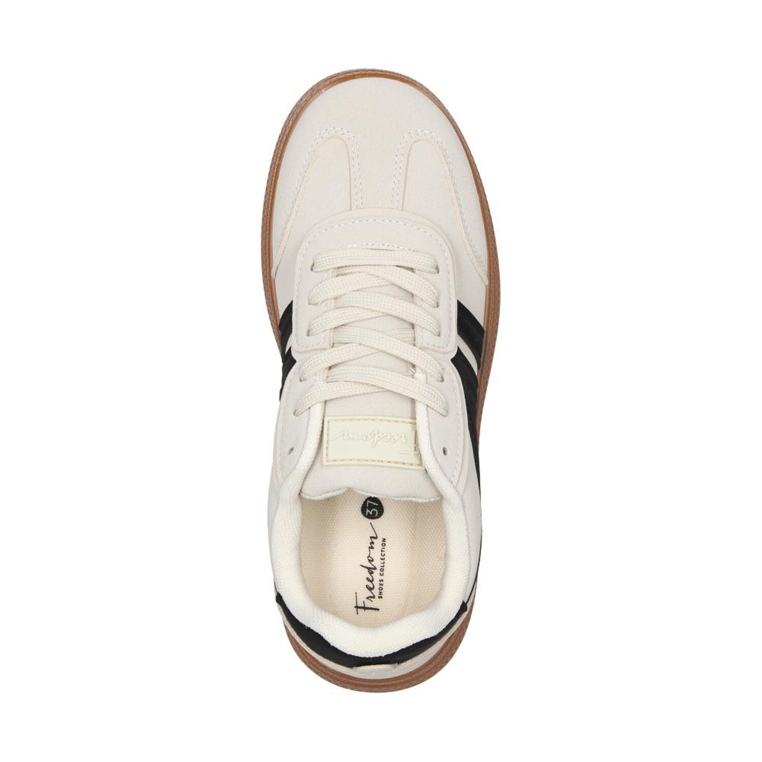 Zapatilla Urbana Mujer Freedom Beige image number 4.0