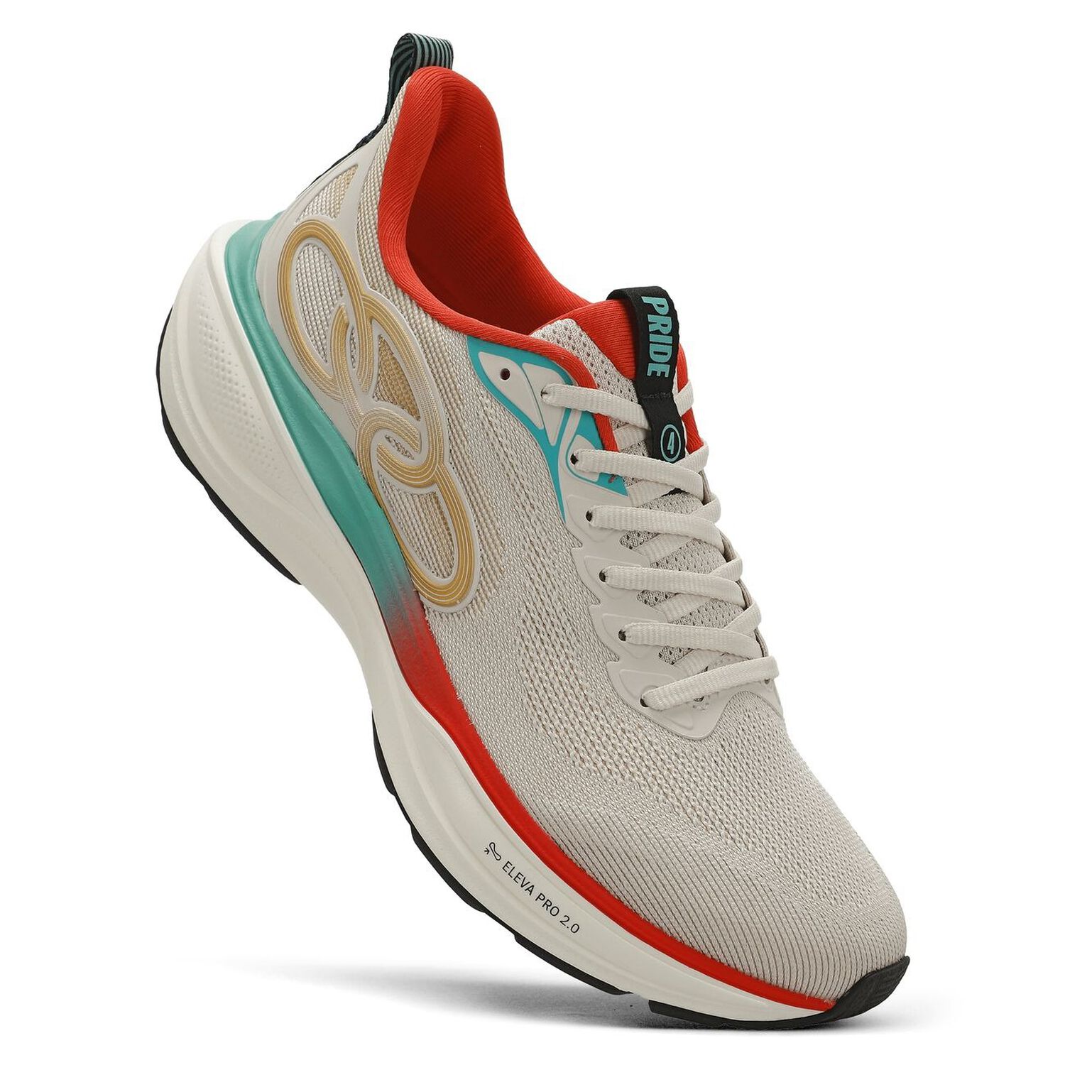 Zapatilla Running Hombre Pride 4 Celeste/rojo/arena image number 1.0