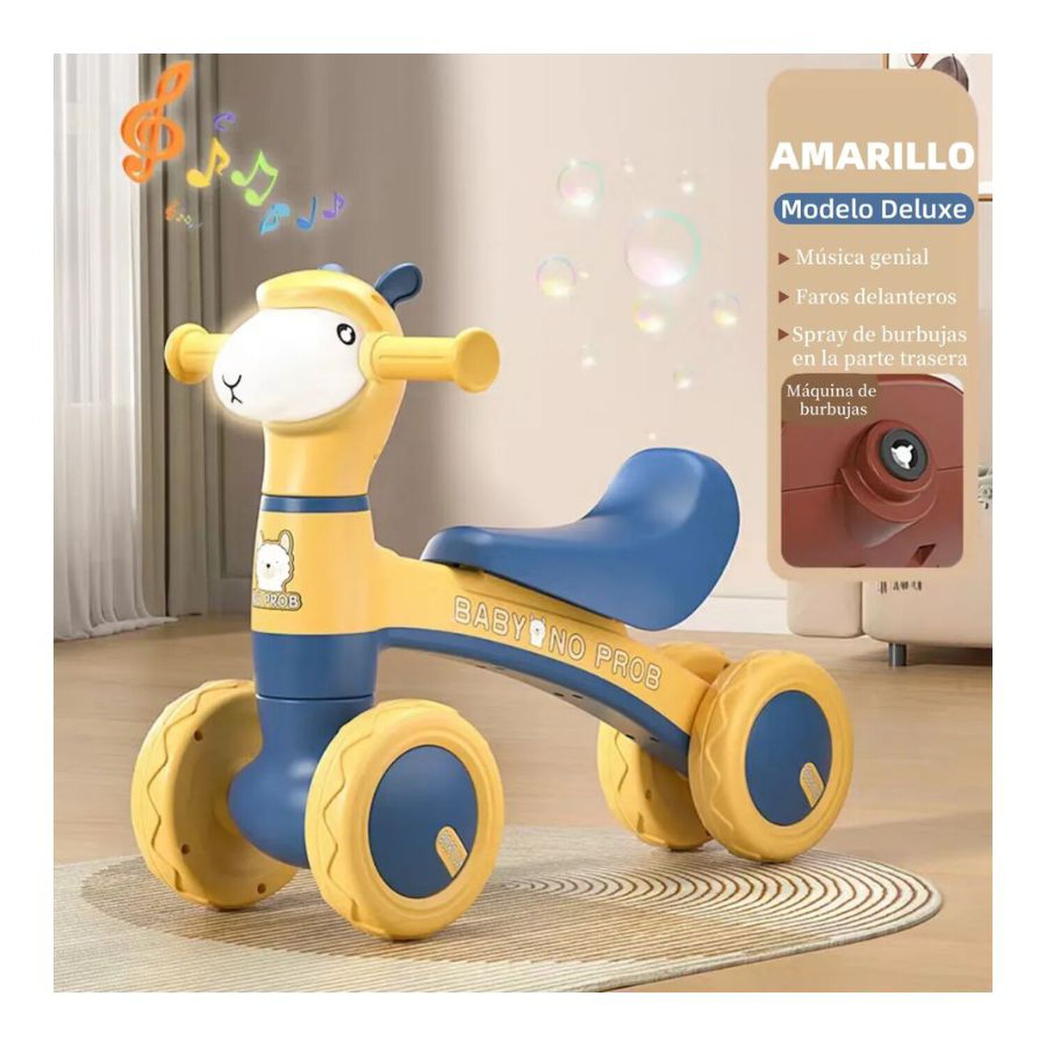 Triciclo Correpasillo De Aprendizaje Infantil M&uacute;sical image number 2.0