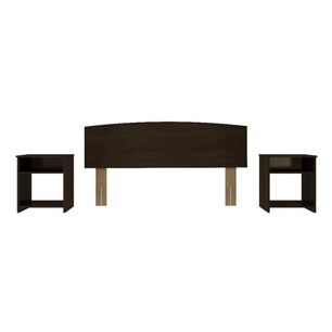 Respaldo Casaideal Dakar + 2 Veladores / 2 Plazas