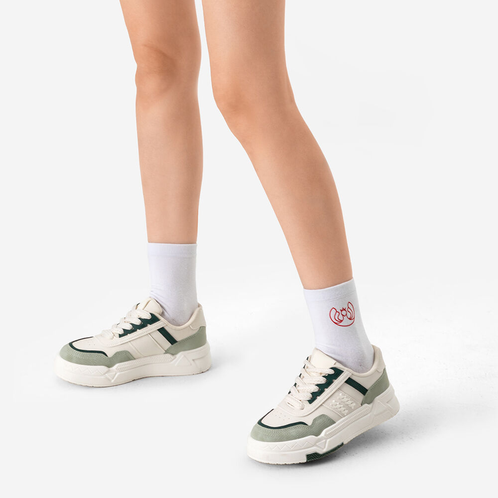 Zapatilla Deportiva Casual De Colores Mujer Weide Lt135 image number 2.0