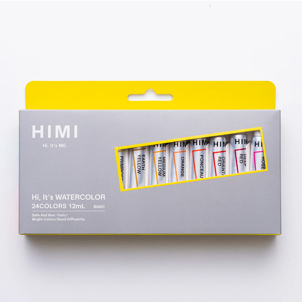 Himi Set Tubos De Acuarela 12 Ml 24 Colores image number 0.0