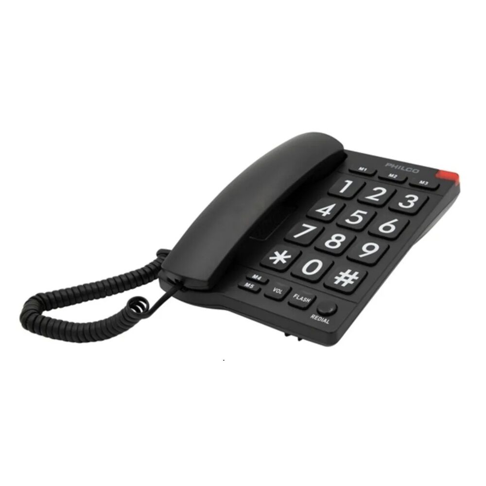 Telefono Numeros Grandes Philco Negro 170bk image number 3.0